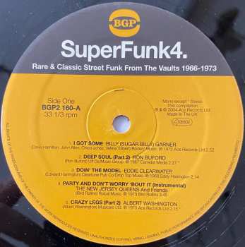 2LP Various: SuperFunk Rare And Classic Funk From The Vaults 1966-1972 Volume 4.