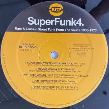 2LP Various: SuperFunk Rare And Classic Funk From The Vaults 1966-1972 Volume 4.