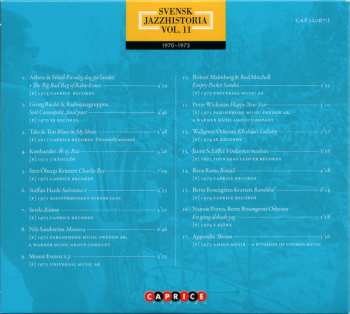 4CD/Dobozkészlet Various: Svensk Jazzhistoria Vol. 11 - Swedish Jazz History 1970 - 1979 - Jazz Cosmopolit