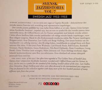 3CD/Dobozkészlet Various: Svensk Jazzhistoria Vol. 7 – Swedish Jazz 1952–1955 – The Golden Years