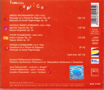 CD Various: Słynne Kaprysy / Famous Caprices