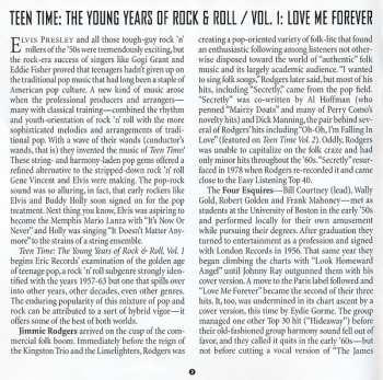 CD Various: Teen Time: The Young Years Of Rock & Roll / Volume 1: Love Me Forever