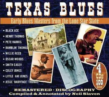 4CD/Dobozkészlet Various: Texas Blues: Early Blues Masters From The Lone Star State
