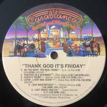 3LP Various: Thank God It's Friday (The Original Motion Picture Soundtrack)