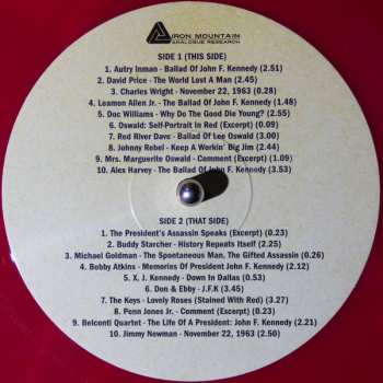 LP Various: The Ballad Of JFK: A Musical History Of The John F. Kennedy Assassination (1963-1968)