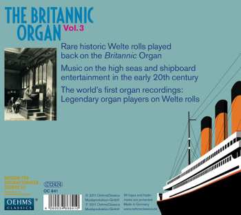 2CD Various: The Britannic Organ Vol. 3: Music On The High Seas