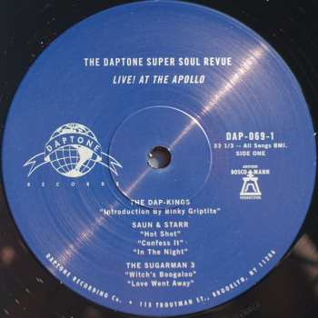 3LP Various: The Daptone Super Soul Revue Live! At The Apollo