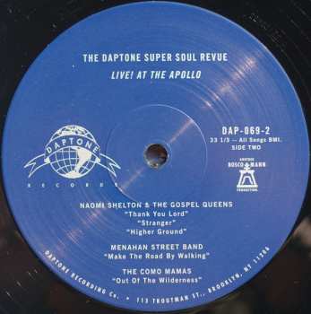 3LP Various: The Daptone Super Soul Revue Live! At The Apollo