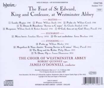 CD Various: The Feast Of St Edward, King And Confessor At Westminster Abbey
