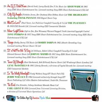 CD Various: The Golden Age Of American Popular Music