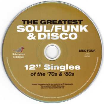 4CD/Dobozkészlet Various: The Greatest Soul/Funk & Disco 12" Singles Of The '70s & '80s