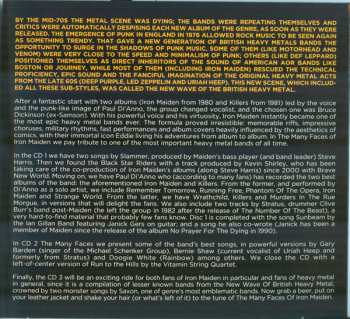 3CD Various: The Many Faces Of Iron Maiden (A Journey Through The Inner World Of Iron Maiden) DIGI