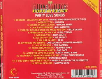 CD Various: The Millennium's Greatest Party Love Songs