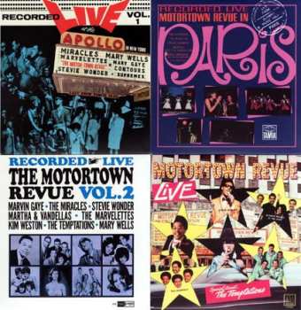 4CD/Dobozkészlet Various: The Motortown Revue Collection (Recorded Live) LTD