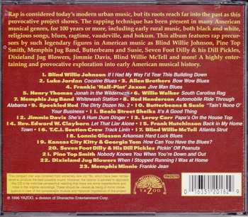 CD Various: The Roots Of Rap (Classic Recordings From The 1920's And 30's)