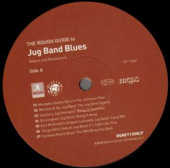 LP Various: The Rough Guide To Jug Band Blues (Reborn And Remastered) LTD