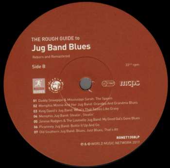 LP Various: The Rough Guide To Jug Band Blues (Reborn And Remastered) LTD