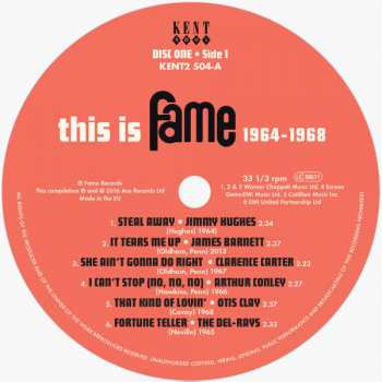 2LP Various: This is Fame 1964 - 1968