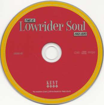 CD Various: This Is Lowrider Soul 1962-1970