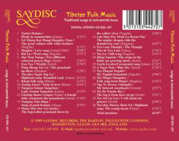 CD Various: Tibetan Folk Music: Traditional Songs & Instrumental Music From The Roof Of The World