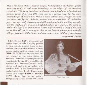CD Various: Times Ain't Like They Used To Be: Early American Rural Music. Classic Recordings Of The 1920’s And 30's. Vol. 1