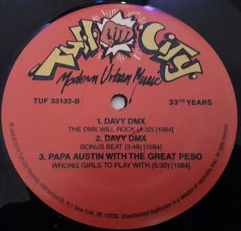 5LP/SP Various: Tuff City Records 33 1/3 Anniversary Box: Original Old School Recordings 1982-1986 LTD