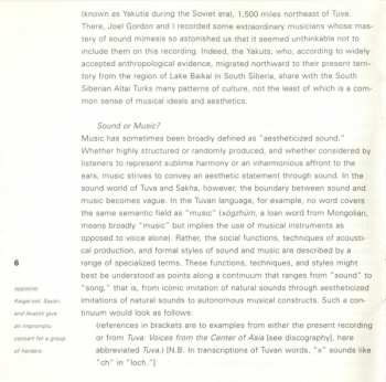 CD Various: Tuva, Among The Spirits - Sound, Music And Nature In Sakha And Tuva
