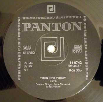 LP Various: Týden Nové Tvorby 1978