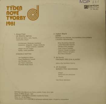LP Various: Týden Nové Tvorby 1981