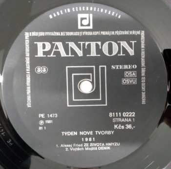 LP Various: Týden Nové Tvorby 1981