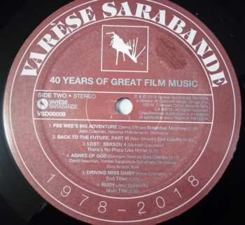2LP Various: Varèse Sarabande: 40 Years Of Great Film Music 1978-2018
