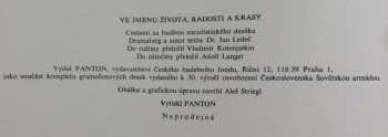 10LP/Dobozkészlet Various: Ve Jménu Života Radosti A Krásy (3xLP+BOX+BOOKLET)