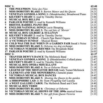 2CD Various: Victoriana: Music, Verse, And Recollections From The Time Of Queen Victoria