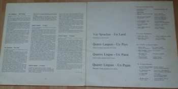 LP Various: Vier Sprachen - Ein Land = Quatre Langues - Un Pays = Quattro Lingue - Un Paese = Quatter Linguas - Ün Pajais