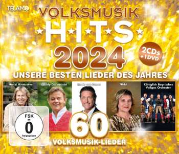 2CD/DVD/Dobozkészlet Various: Volksmusik Hits 2024 (Unsere Besten Lieder Des Jahres - 60 Volksmusik-Lieder)