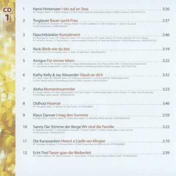 2CD/DVD/Dobozkészlet Various: Volksmusik Hits 2024 (Unsere Besten Lieder Des Jahres - 60 Volksmusik-Lieder)