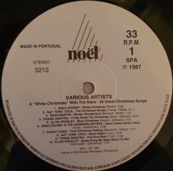 LP Various: White Christmas  - 20 Famous Christmas Songs