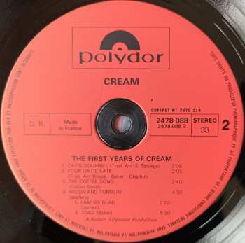 4LP/Dobozkészlet Various: First Years Of Who, Cream, Procol Harum, Beatles