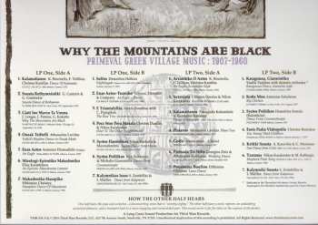 2LP Various: Why The Mountains Are Black: Primeval Greek Village Music 1907-1960 
