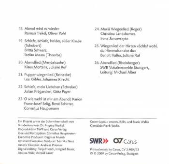 CD/Dobozkészlet Various: Wiegenlieder (Exklusive Wiegenlieder CD-Sammlung, Vol. 1)