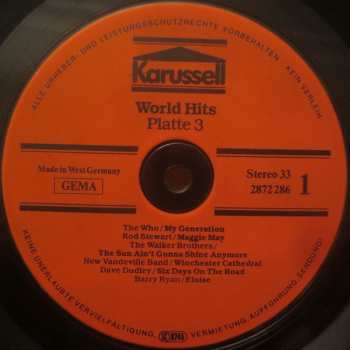 3LP/Dobozkészlet Various: World-Hits