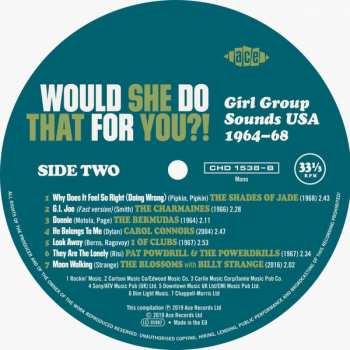LP Various: Would She Do That For You?! Girl Group Sounds USA 1964-68 
