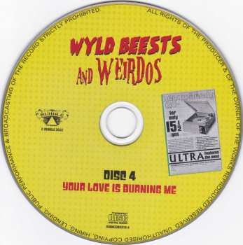 6CD/Dobozkészlet Various: Wyld Beests And Weirdos (Gods Of British 60's R&B Beat Punk)