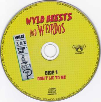 6CD/Dobozkészlet Various: Wyld Beests And Weirdos (Gods Of British 60's R&B Beat Punk)