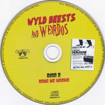 6CD/Dobozkészlet Various: Wyld Beests And Weirdos (Gods Of British 60's R&B Beat Punk)