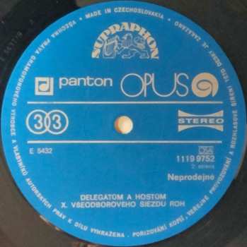 LP Various: X. Všeodborový Sjezd ROH