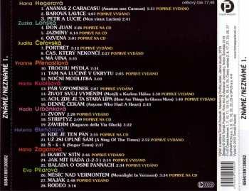 CD Various: Známé / Neznámé 1. (Šedesátky)