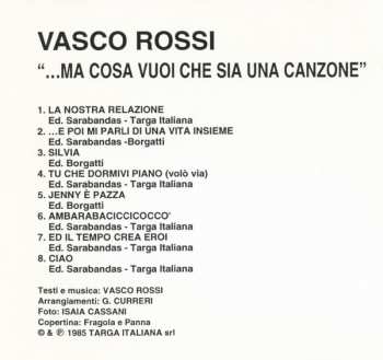 CD Vasco Rossi: ... Ma Cosa Vuoi Che Sia Una Canzone