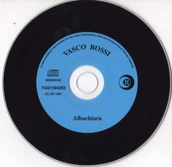 CD Vasco Rossi: Albachiara (Non Siamo Mica Gli Americani)