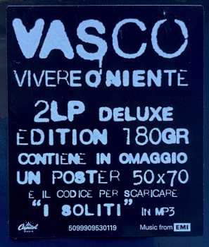 2LP Vasco Rossi: Vivere O Niente DLX | LTD | NUM